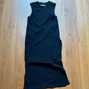 SHADES OF GREY BY MICAH COHEN Black Midi Dress